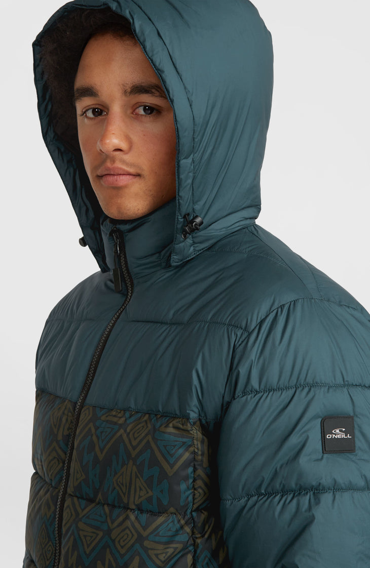 O'Riginals Steppjacke | Black Retro Ikat