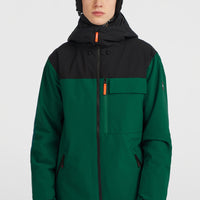 FWC'Peak Skijacke | Emerald Envy Colour Block