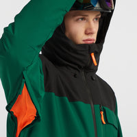 FWC'Peak Skijacke | Emerald Envy Colour Block