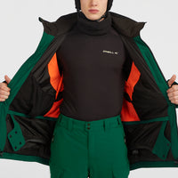 FWC'Peak Skijacke | Emerald Envy Colour Block