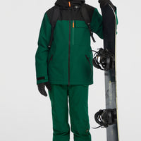 FWC'Peak Skijacke | Emerald Envy Colour Block