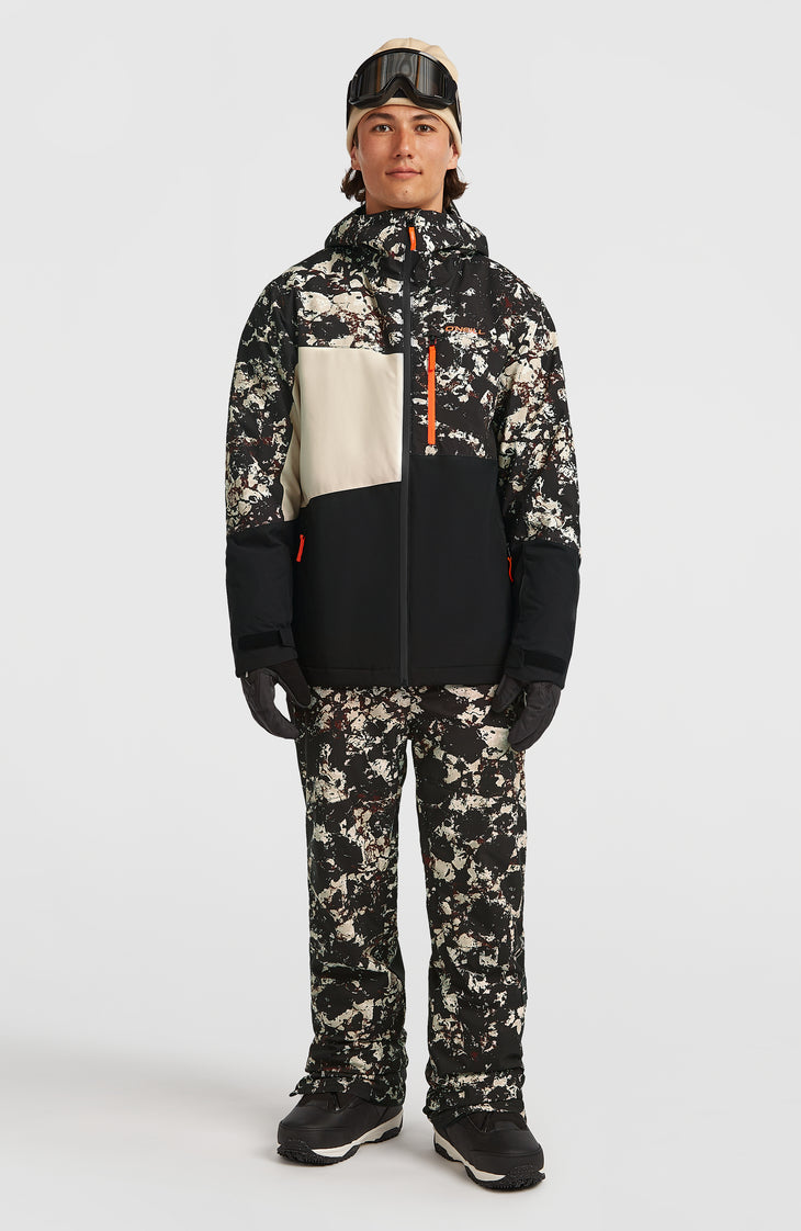 FWC'Cruz Triple Skijacke | Black/Beige Quarry