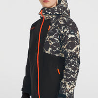 FWC'Cruz Block Skijacke | Black/Beige Quarry