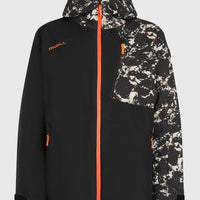 FWC'Cruz Block Skijacke | Black/Beige Quarry