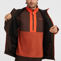 FWC'Cruz Block Skijacke | Coffee Bean Colour Block