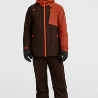FWC'Cruz Block Skijacke | Coffee Bean Colour Block