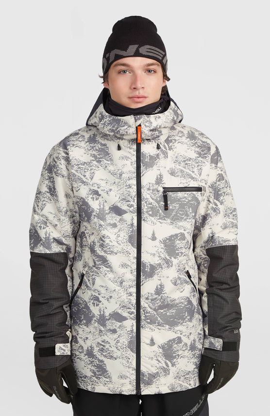 FWC'Peak Skijacke | Grey Mountain Landscape
