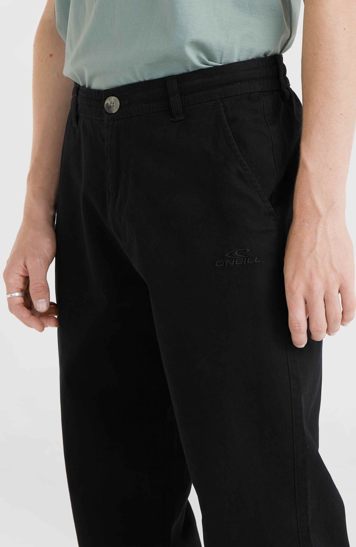 Essentials Chino-Hose | Raven