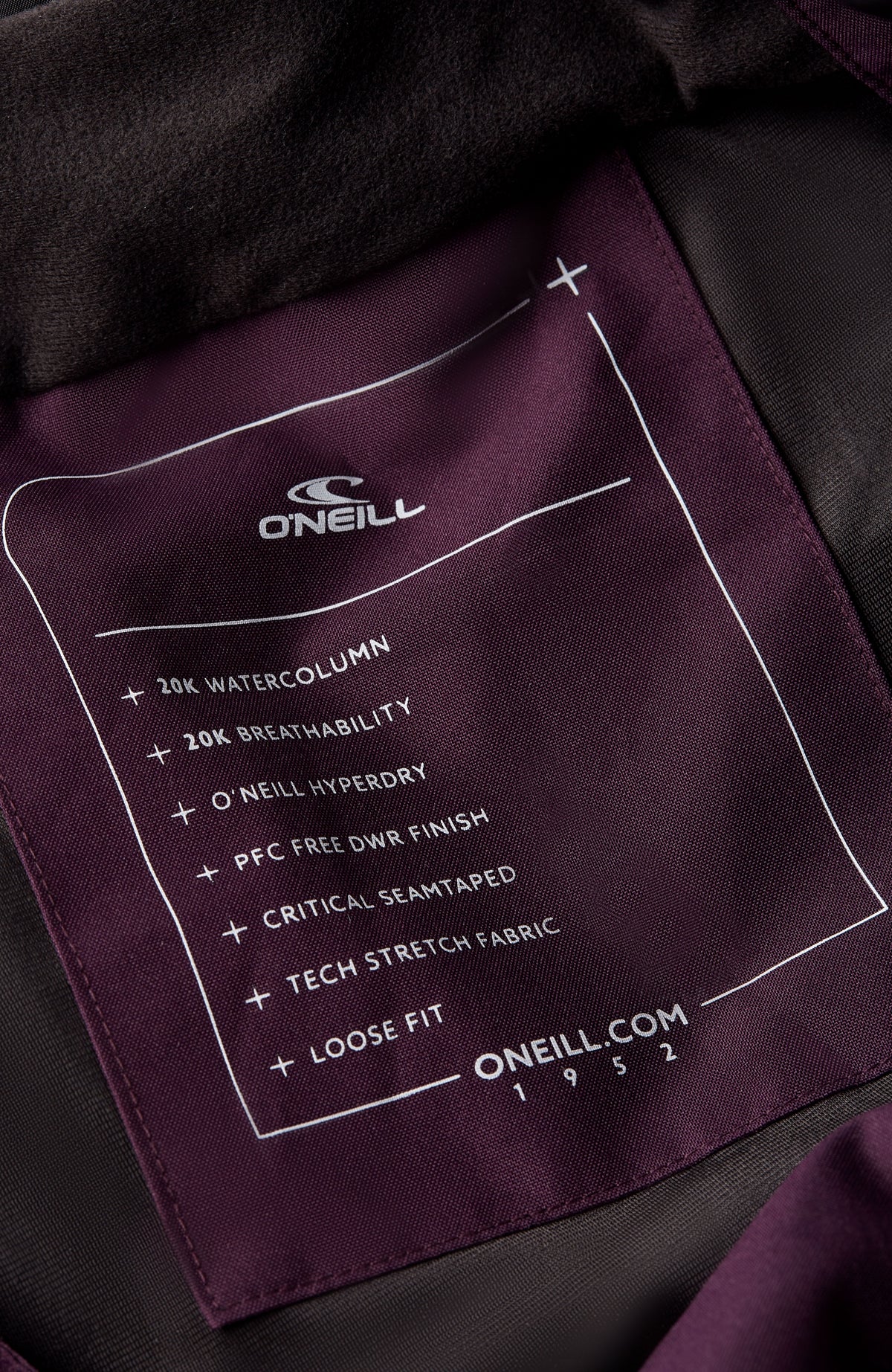 O'Riginals Bib Loose Skihose | Aubergine