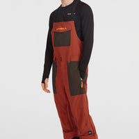 FWC'Peak Bib Skihose | Bonfire Colour Block
