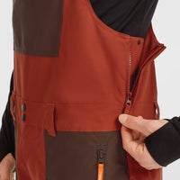 FWC'Peak Bib Skihose | Bonfire Colour Block