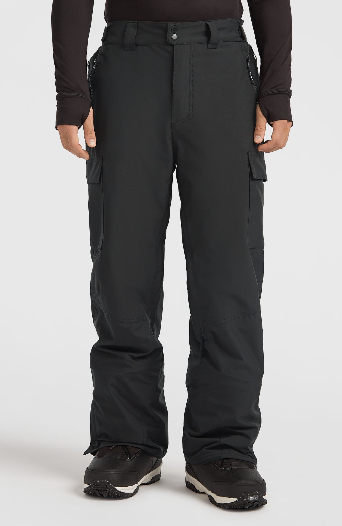 O'Neill FWC'Cruz Cargo-Skihose für Herren, schwarz, Vorderansicht am Model
