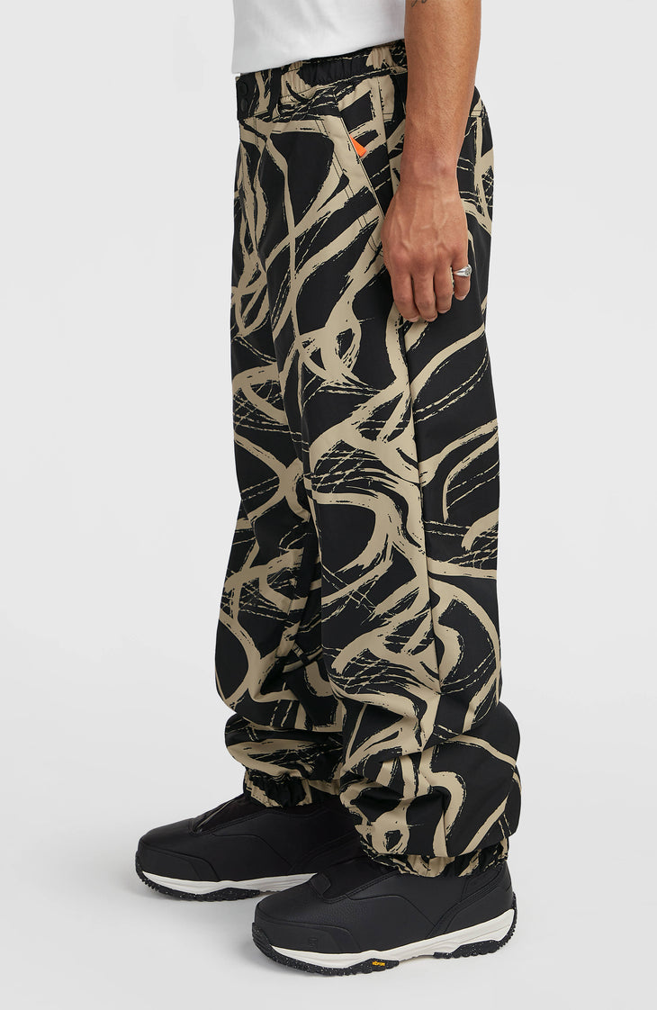 FWC Oversized Ski- und Snowboardhose | Beige Snowtracks