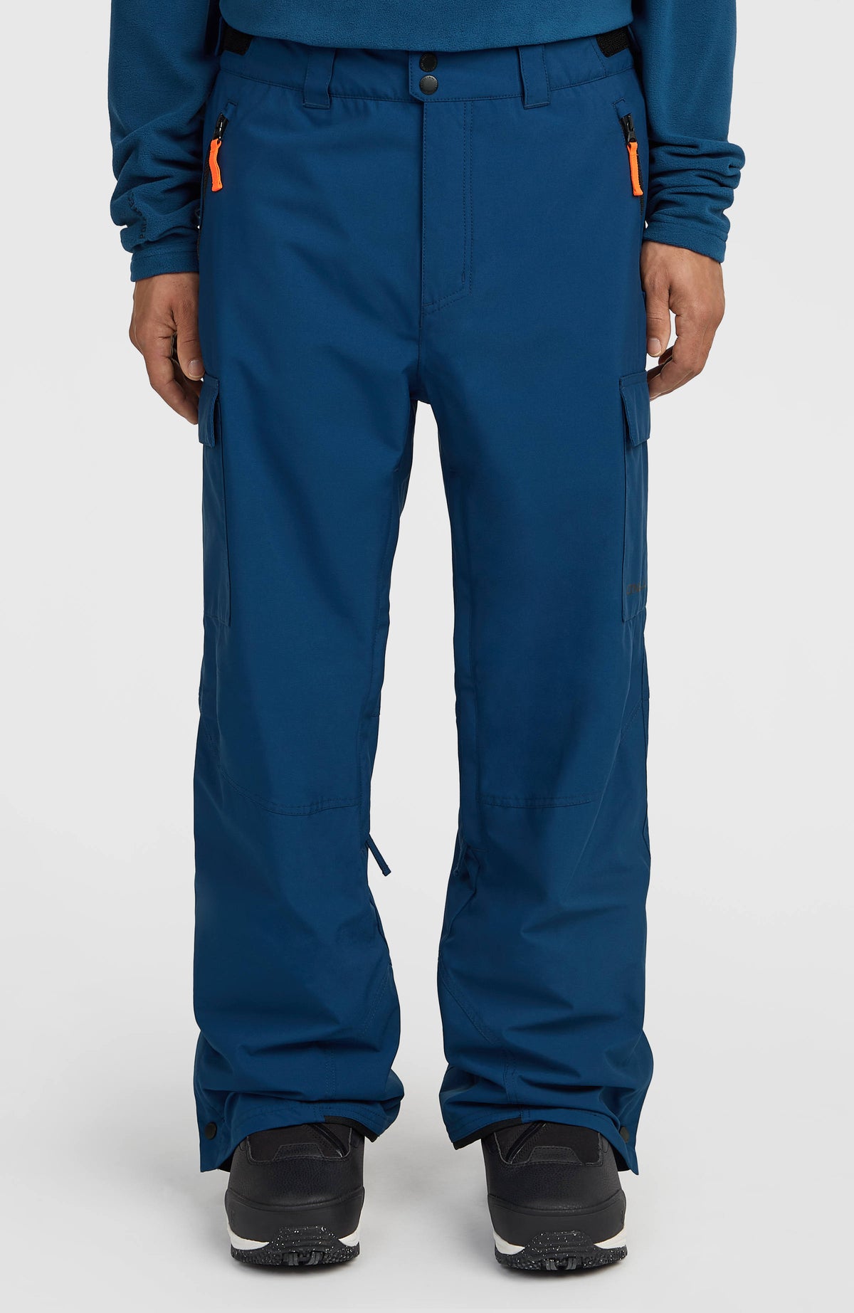 O'Neill FWC'Cruz Cargo-Skihose für Herren, blau, Vorderansicht am Model