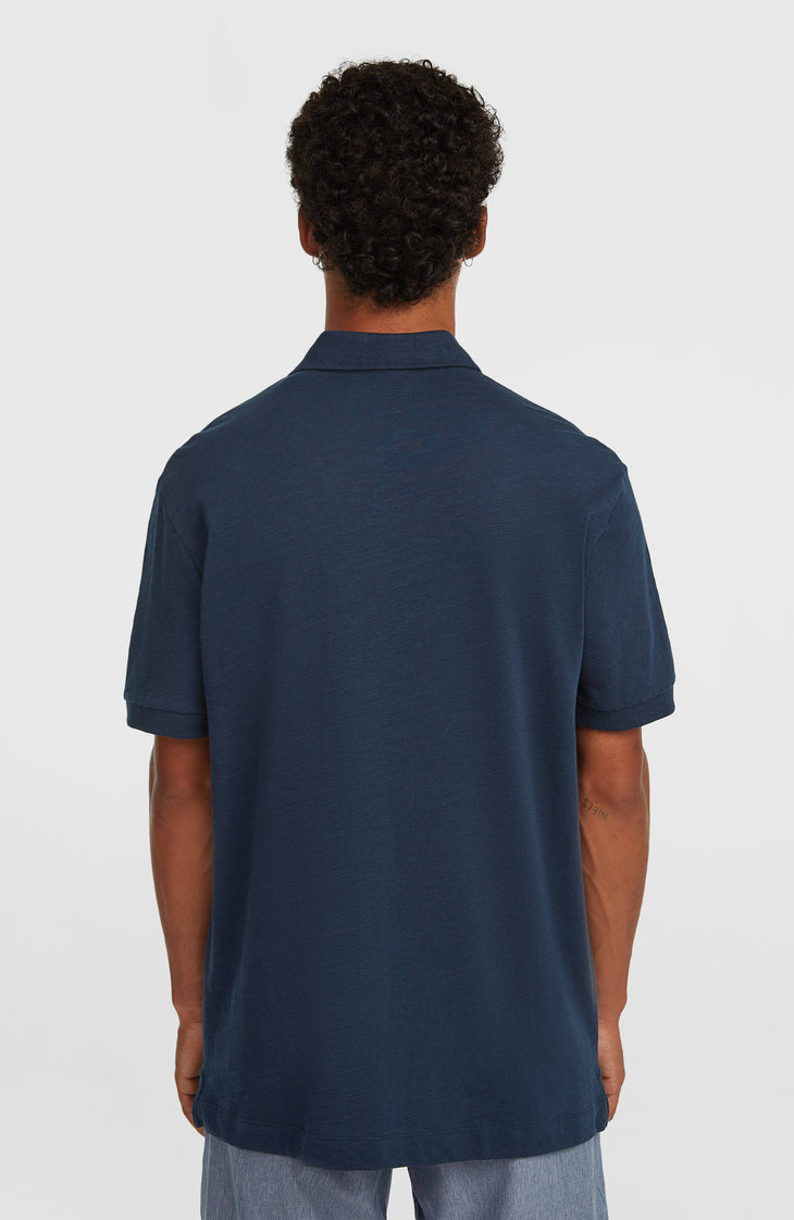 Slub Poloshirt | Ink Blue