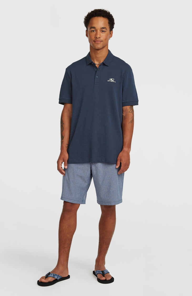 Slub Poloshirt | Ink Blue