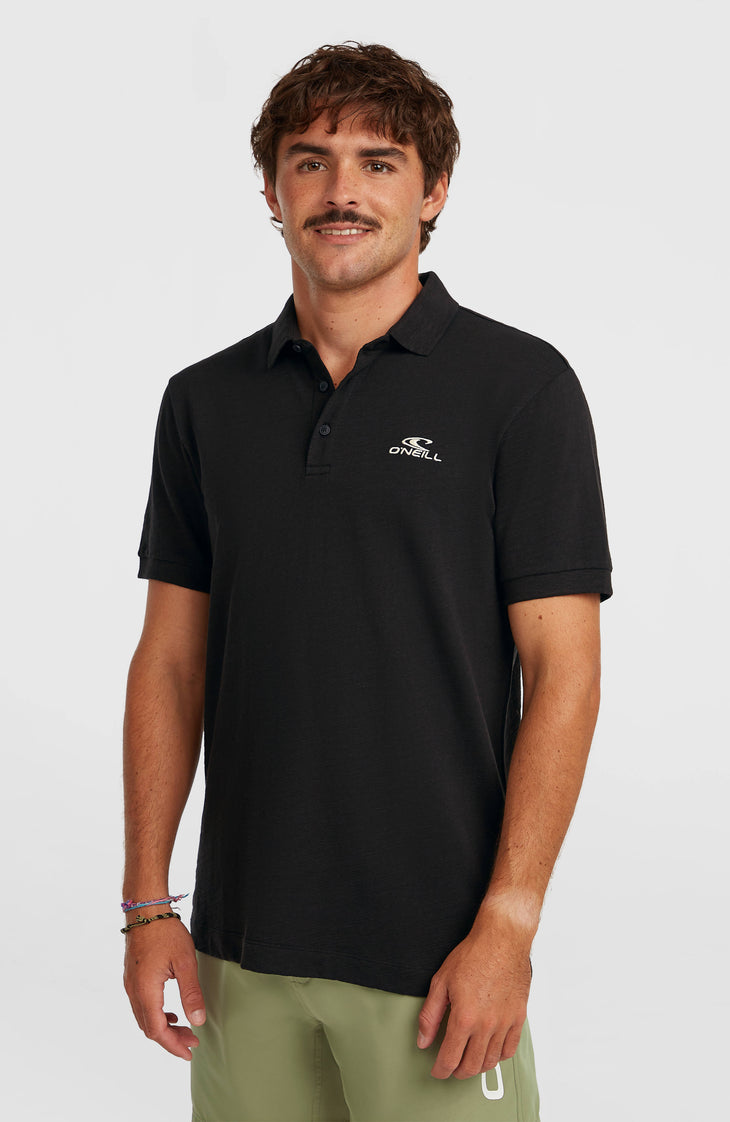 Slub Poloshirt | Black Out