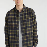 O'Neill TRVLR Series Flanell-Karohemd | Green Shadow Check