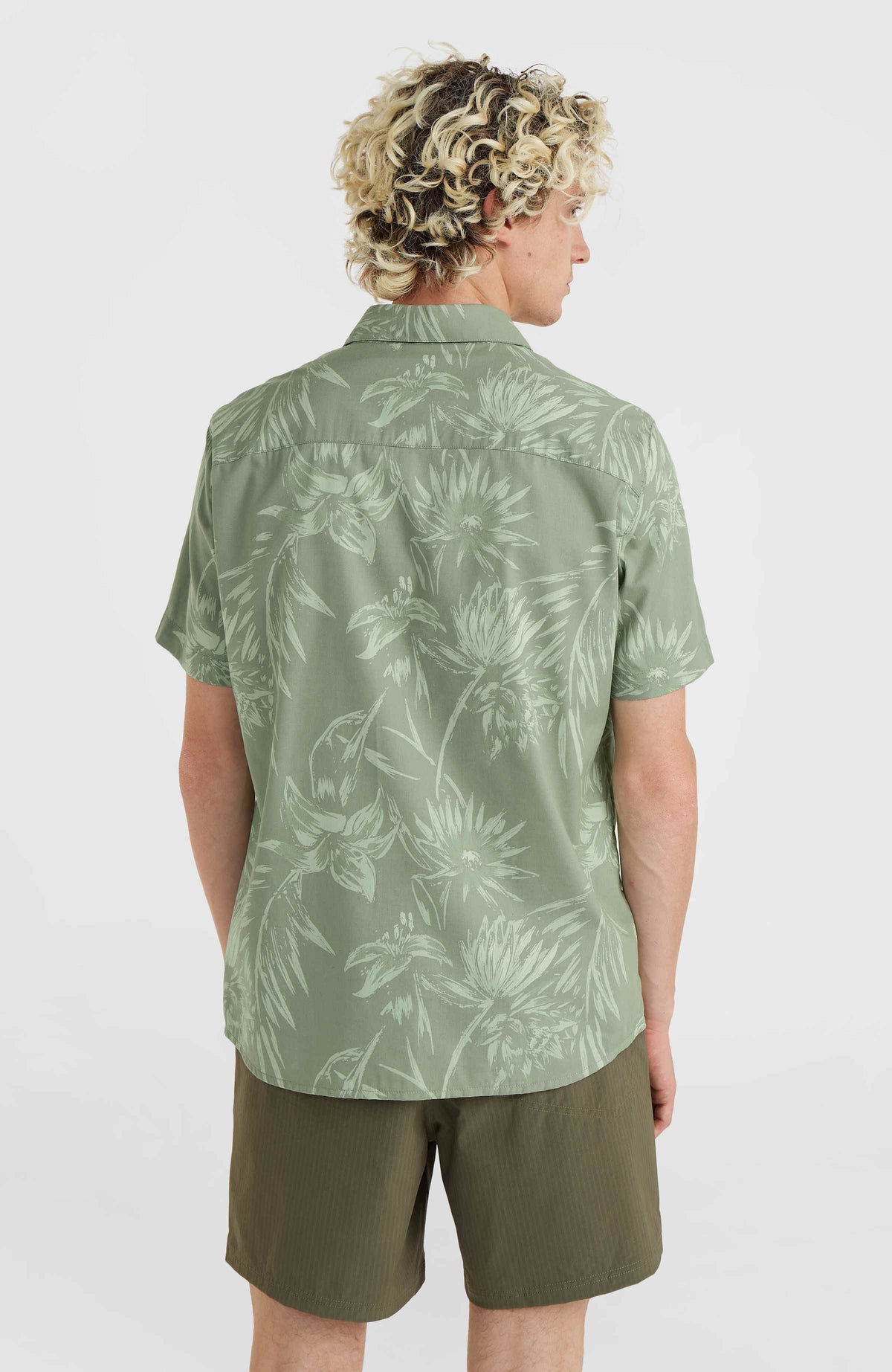 Mix and Match Floral Hemd | Green Tonal Tropicana