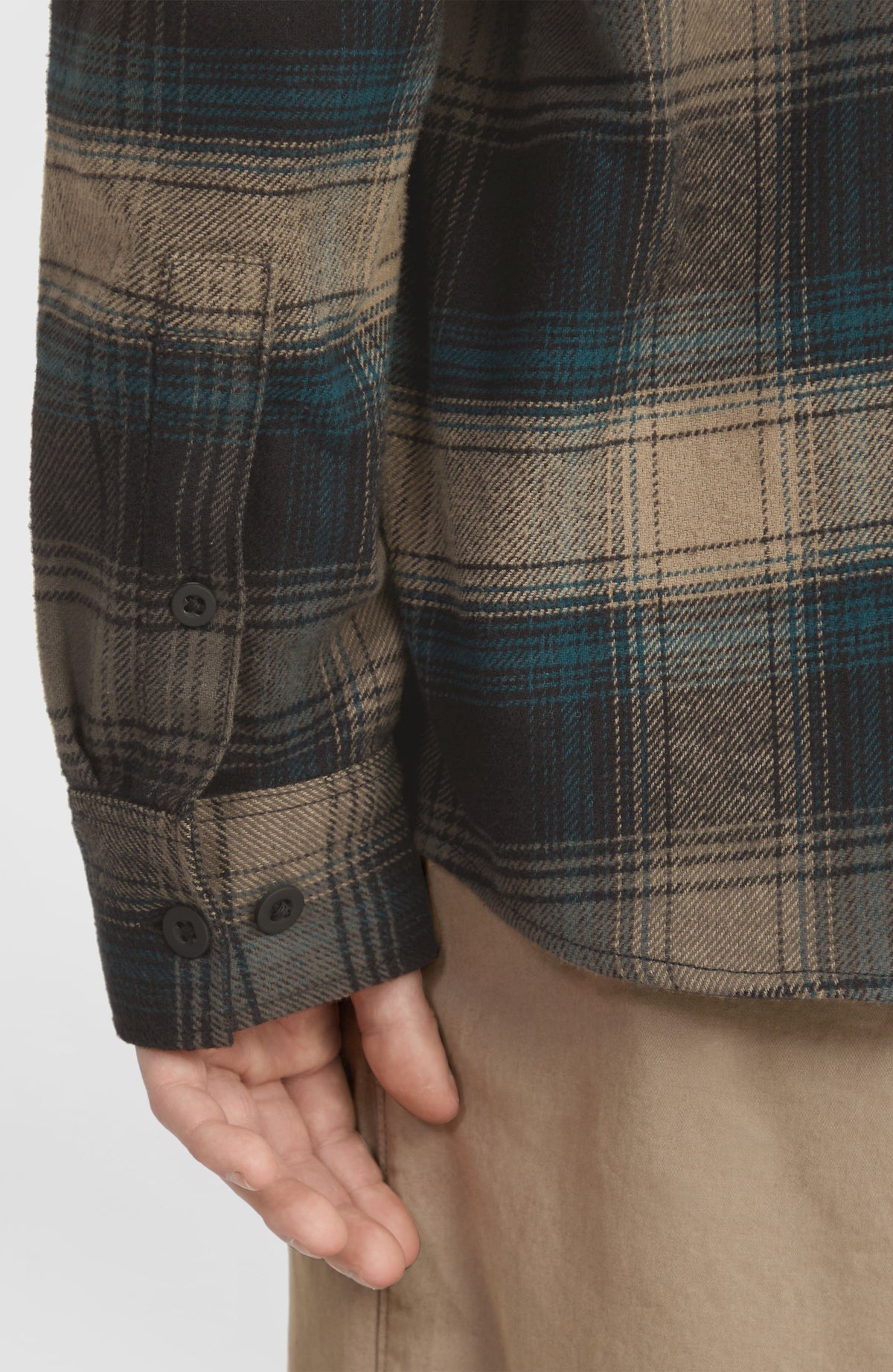 Check Flanellhemd | Black Check Small