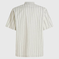 Jacquard Stripe Hemd | Beige Cali Stripe