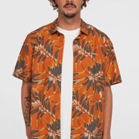 Print-Shirt | Orange Dipped Leaves