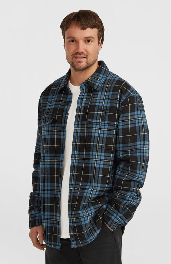 Must-Have Hemd mit Fleecefutter | Blue Flannel Check