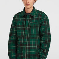 Must-Have Hemd mit Fleecefutter | Green Flannel Check