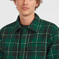 Must-Have Hemd mit Fleecefutter | Green Flannel Check