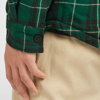 Must-Have Hemd mit Fleecefutter | Green Flannel Check