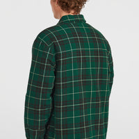 Must-Have Hemd mit Fleecefutter | Green Flannel Check