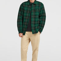 Must-Have Hemd mit Fleecefutter | Green Flannel Check