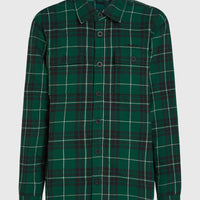 Must-Have Hemd mit Fleecefutter | Green Flannel Check