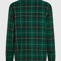 Must-Have Hemd mit Fleecefutter | Green Flannel Check