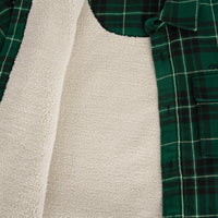 Must-Have Hemd mit Fleecefutter | Green Flannel Check
