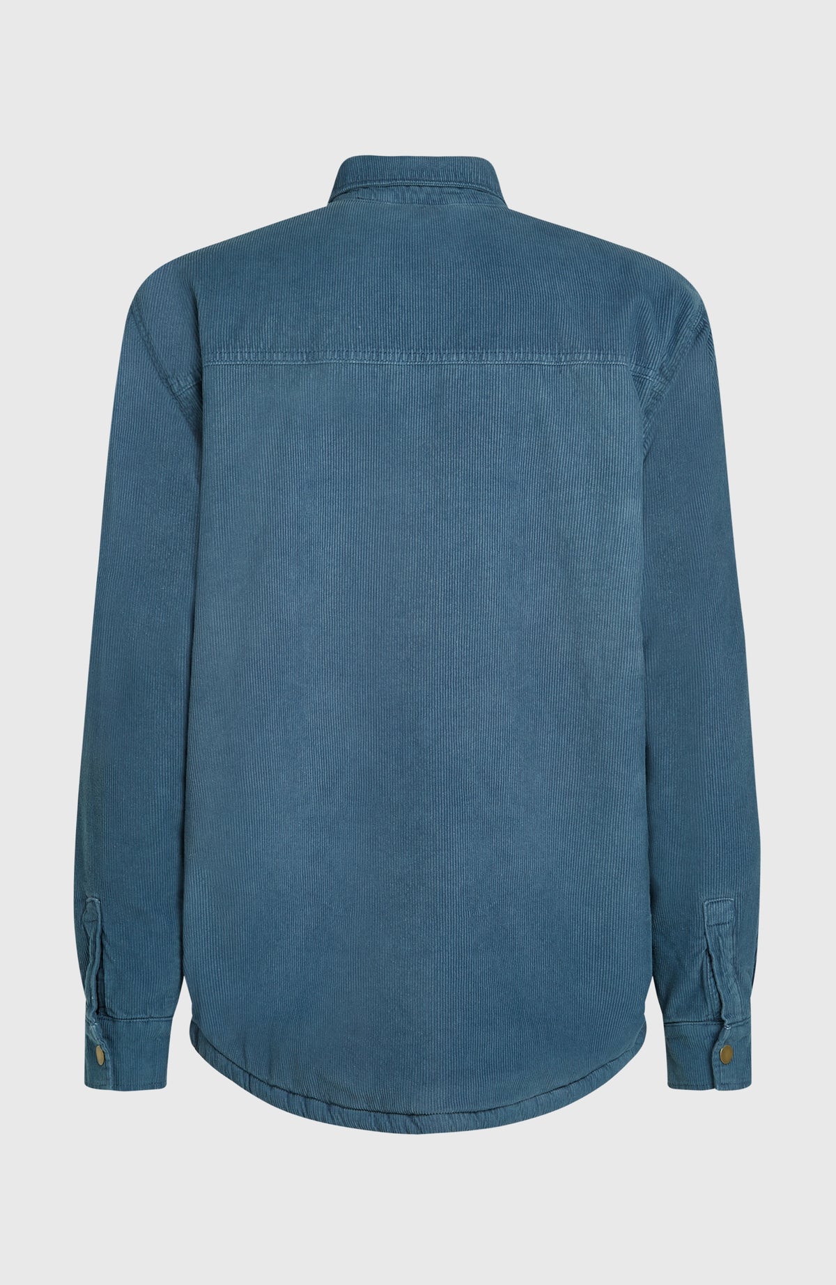 O'Riginals Cord-Overshirt für Herren, blau, freigestellt von hinten mit Querpasse