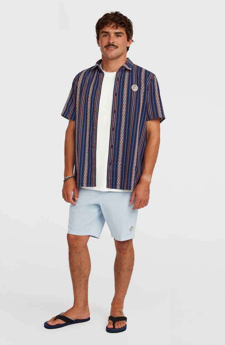 O'Riginals Jacquard-Hemd | Blue Originals Jstripe