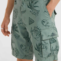 Essentials Cargo-Shorts | Green Vintage Surfer