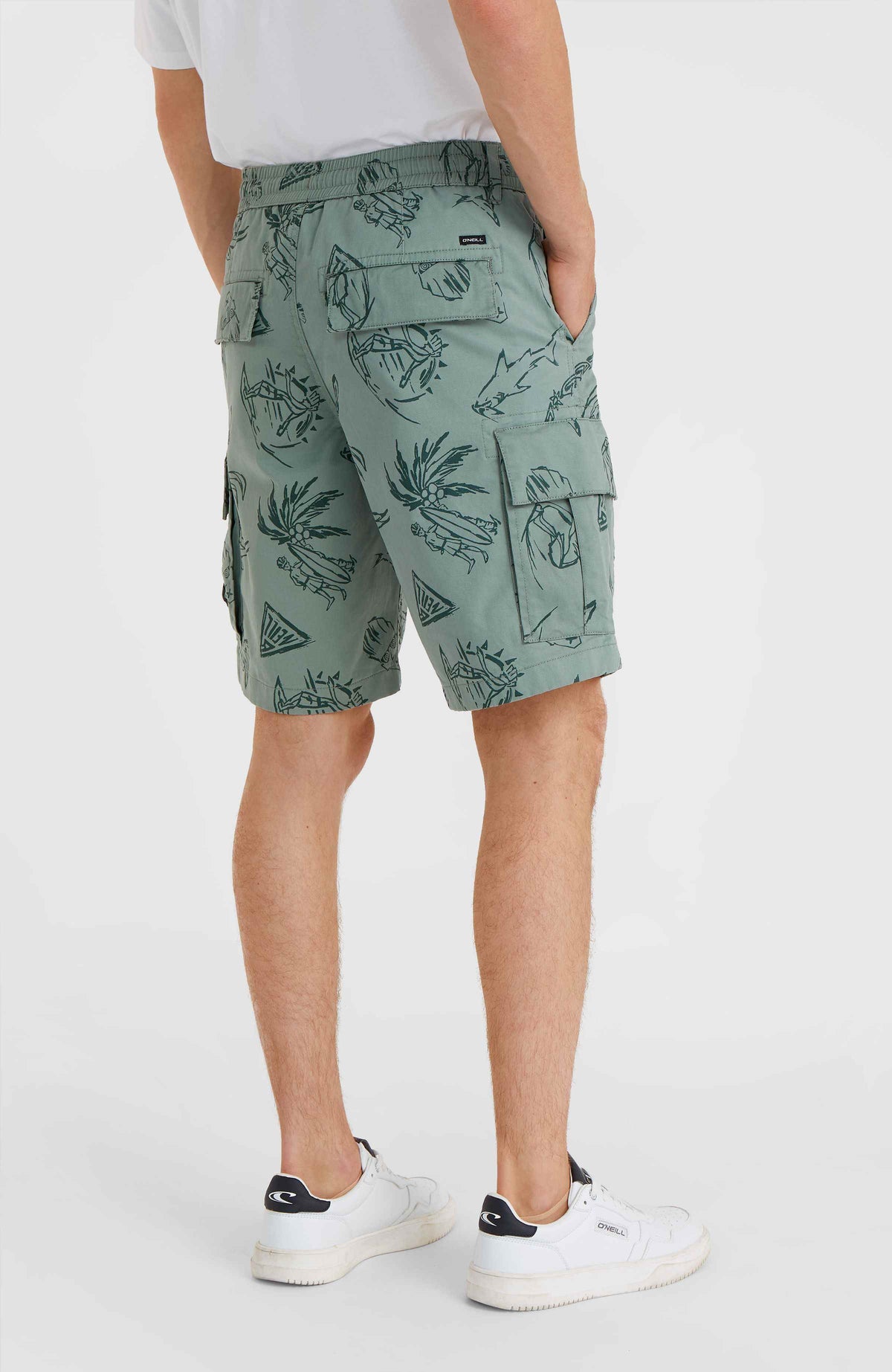 Essentials Cargo-Shorts | Green Vintage Surfer