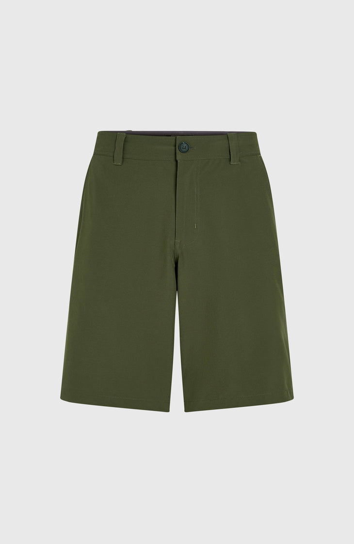 Hybrid 19" Chino-Shorts | Forest Night