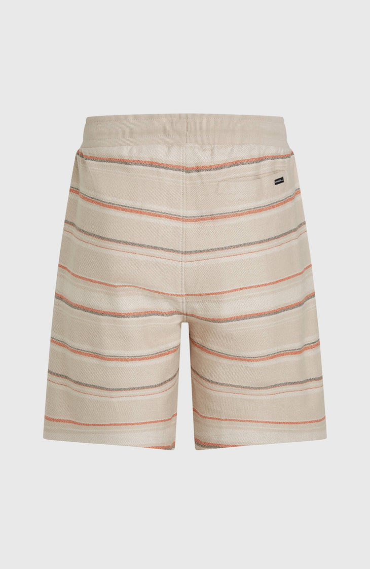 Bavaro Shorts | Beige/Orange Bavaro Stripe