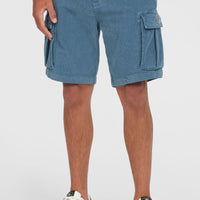 O'Riginals Cord-Cargo-Shorts | Copen Blue