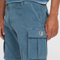 O'Riginals Cord-Cargo-Shorts | Copen Blue