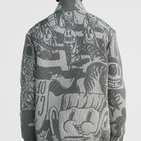BYBORRE x O'Neill Sweatshirt Jacke | Black Oyster
