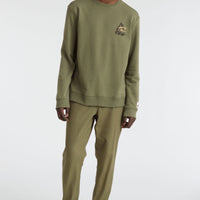 Torrey Crew Sweatshirt | Deep Lichen Green