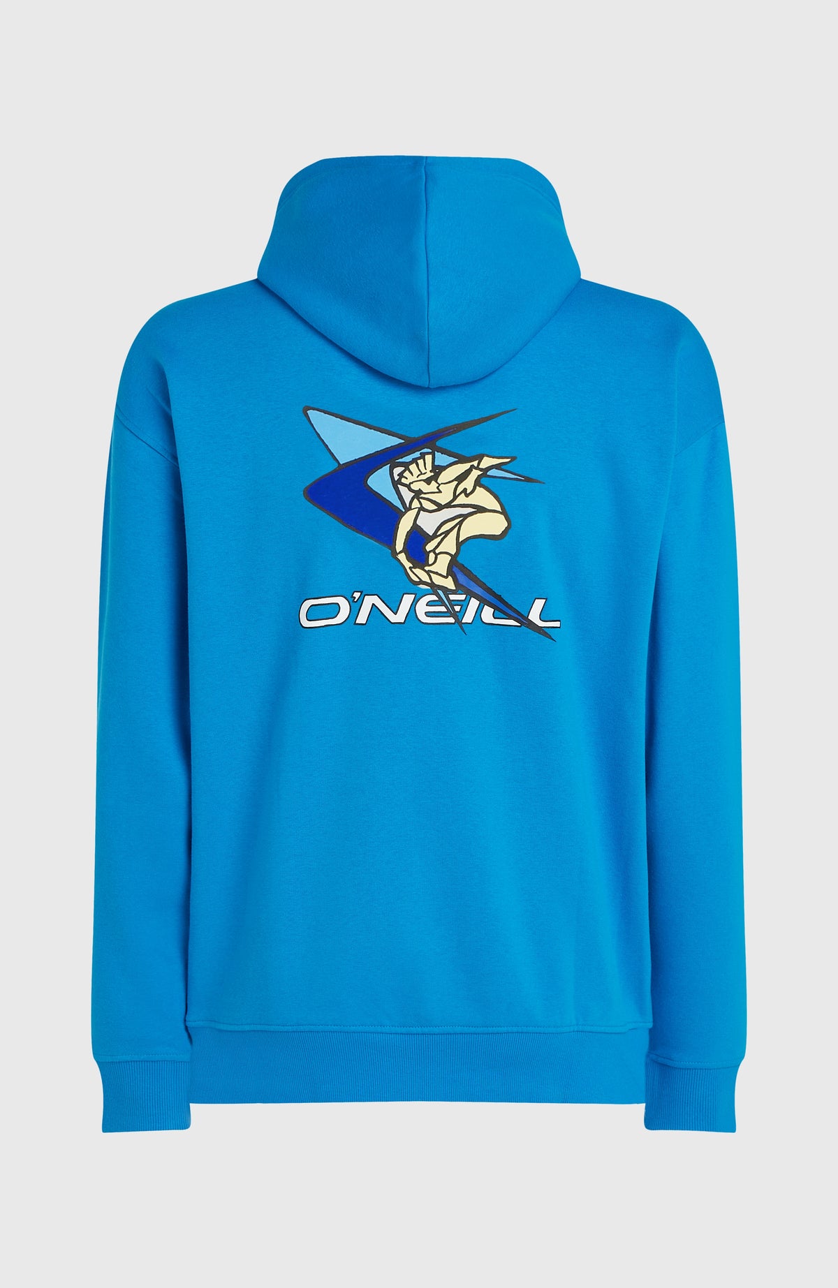 FWC'Play Hoodie für Herren, blau, freigestellt von hinten mit großem Grafik-Print auf dem Rücken
