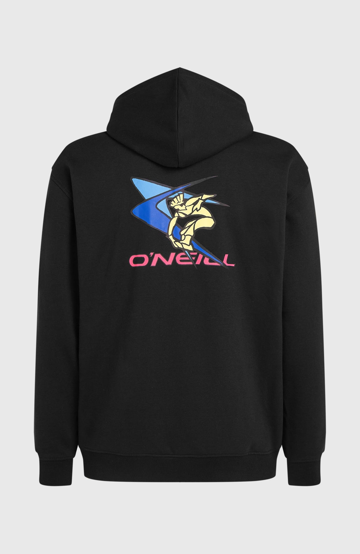 FWC'Play Hoodie für Herren, schwarz, freigestellt von hinten mit Grafik-Print