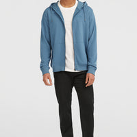 Small Logo Kapuzenjacke mit Reißverschluss | Mozart Blue