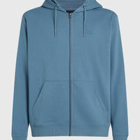 Small Logo Kapuzenjacke mit Reißverschluss | Mozart Blue
