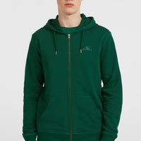 Small Logo Kapuzenjacke mit Reißverschluss | Emerald Envy